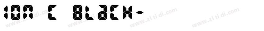 ION C Black字体转换